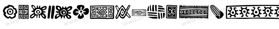 PreColumbian Ornaments One字体转换